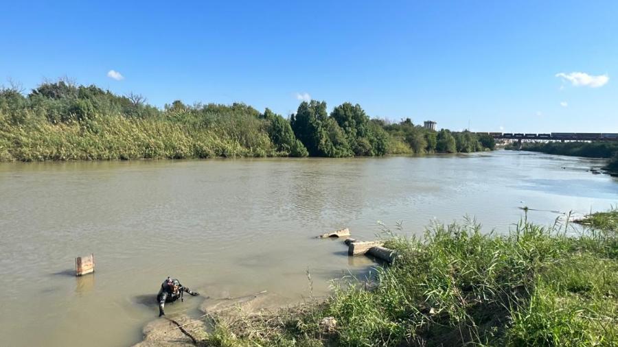 Refuerza COMAPA labores de limpieza ante creciente en el Rio Bravo