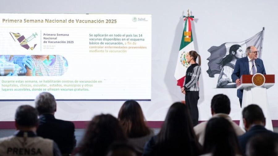 Ssa anuncia Primera Semana Nacional de Vacunación 2025