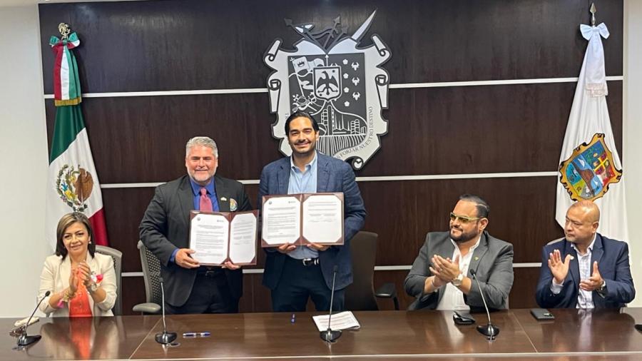 Alcalde de Reynosa y Rio Grande City firman hermanamiento