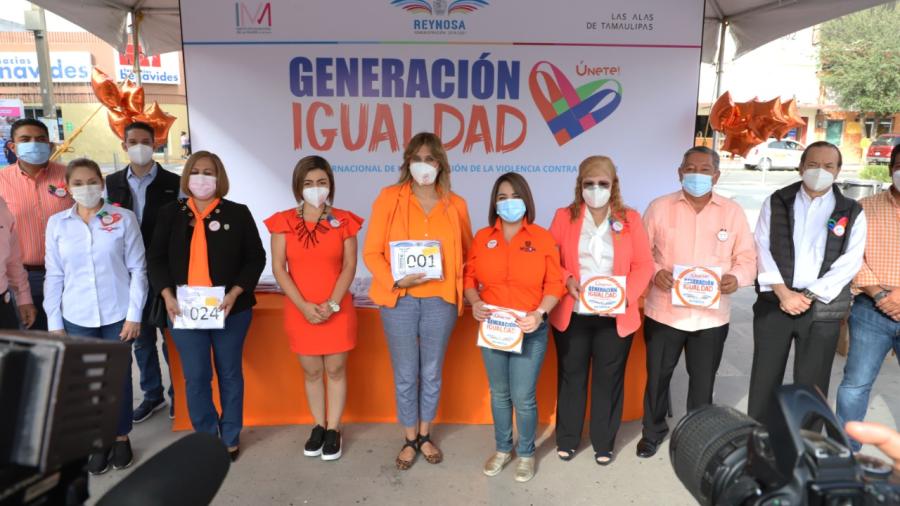 Inaugura Alcaldesa "Carrera por la Igualdad en Reynosa"