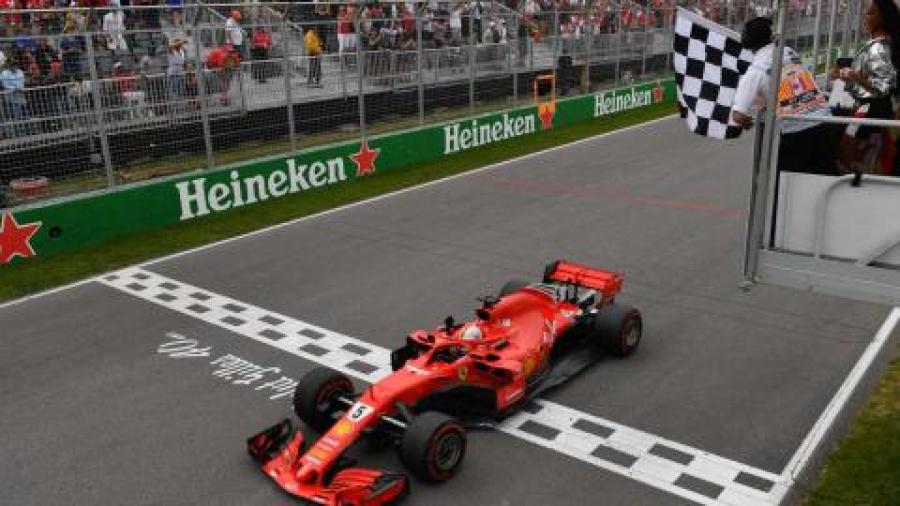 El error en la bandera de cuadros que causó confusión entre pilotos del GP de Canadá