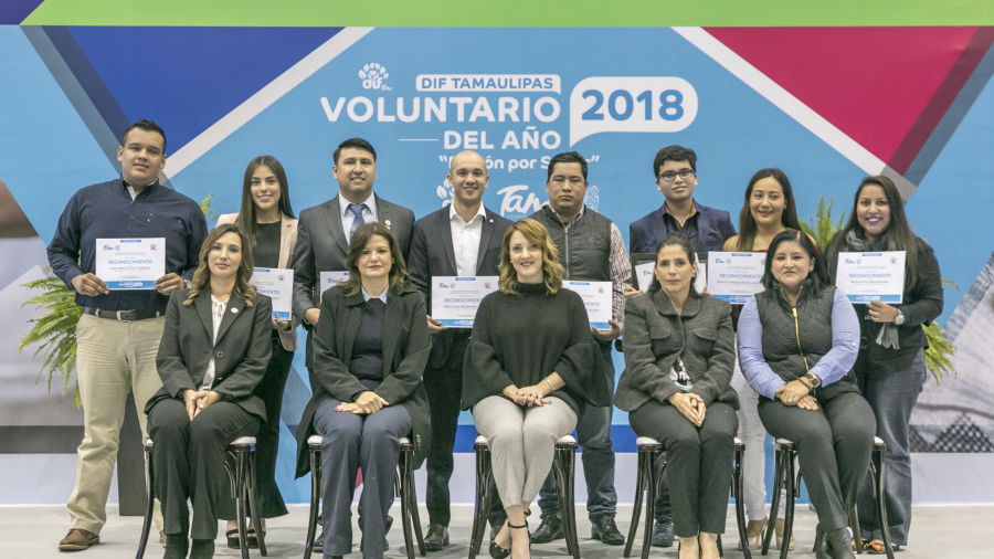 DIF celebra y premia a los voluntarios de Tamaulipas