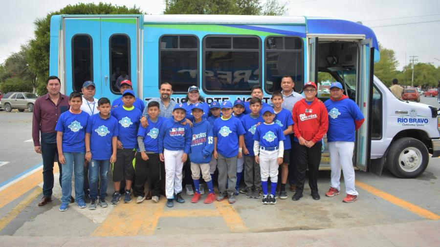 Apoya municipio a selección de béisbol de Río Bravo