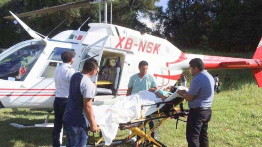 Buscan helicóptero-ambulancia desaparecido en Chiapas