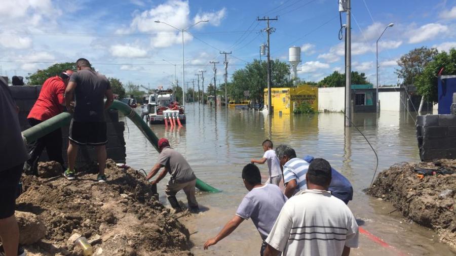 Supervisa la COMAPA Reynosa restablecimiento de servicios