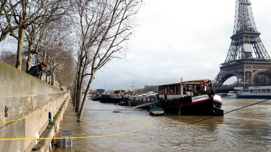 Inundaciones alertan a París por crecida del Sena