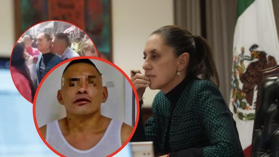 Trasladan al Reclusorio Norte a hombre acusado de acosar a Claudia Sheinbaum