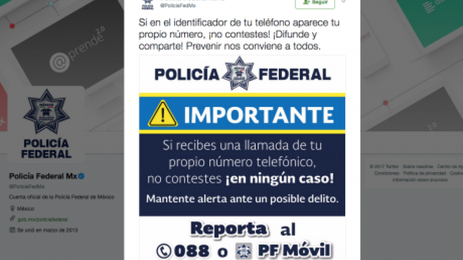 Policía Federal advierte sobre hackeos