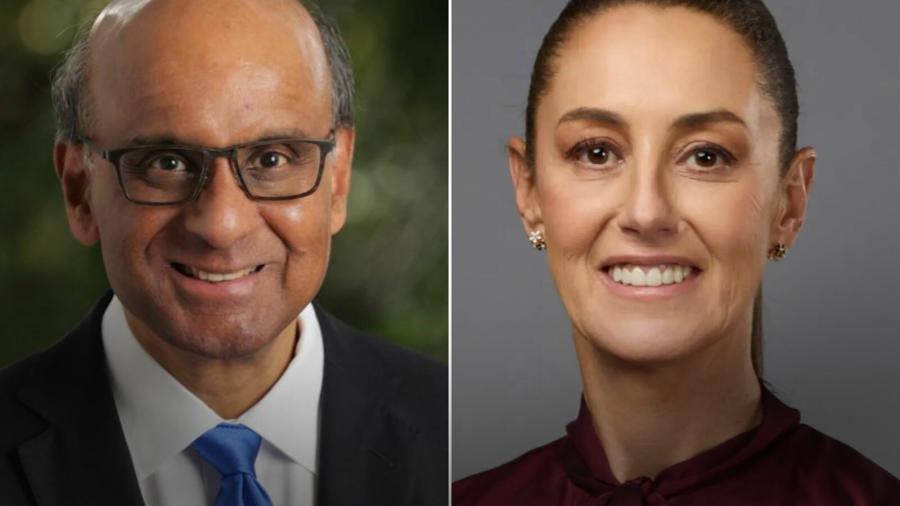 Sheinbaum se reúne con el presidente de Singapur para formalizar embajada en México