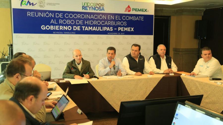 Gob. Tam y PEMEX integran grupo interinstitucional contra al robo de hidrocarburos