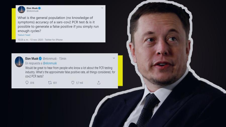 Elon Musk da positivo y negativo a la prueba del COVID-19 a la vez
