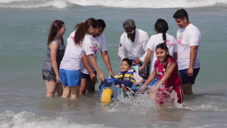 Playa Miramar ofrece el servicio de “Playa Incluyente”