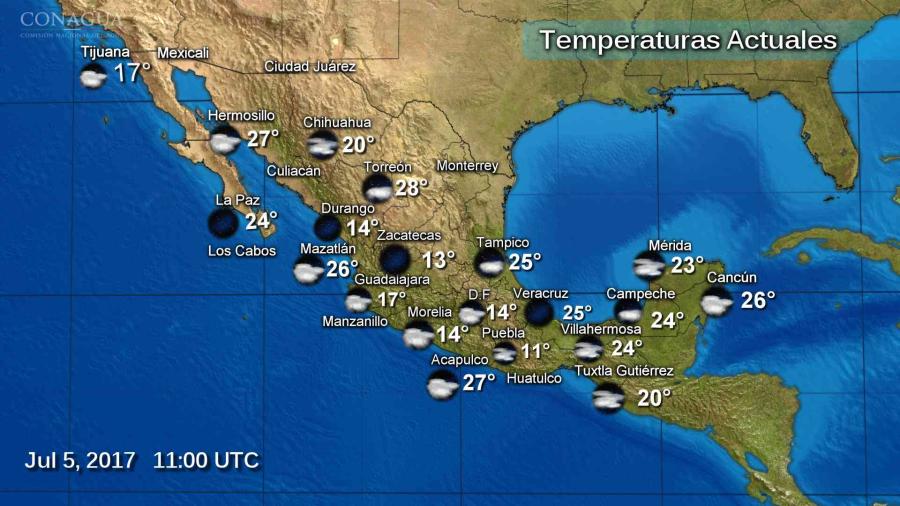 Se mantiene potencial de lluvias en la mayor parte del país