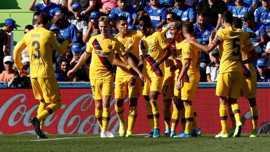  Barcelona vence 2-0 al Getafe