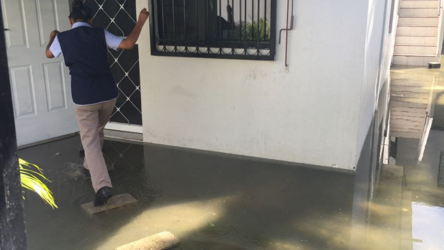 Son 4 escuelas que aún están inundadas y con goteras 