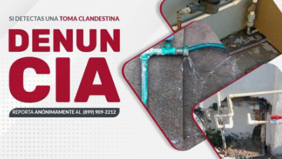 Exhorta COMAPA a evitar sanciones por tomas de agua clandestinas 