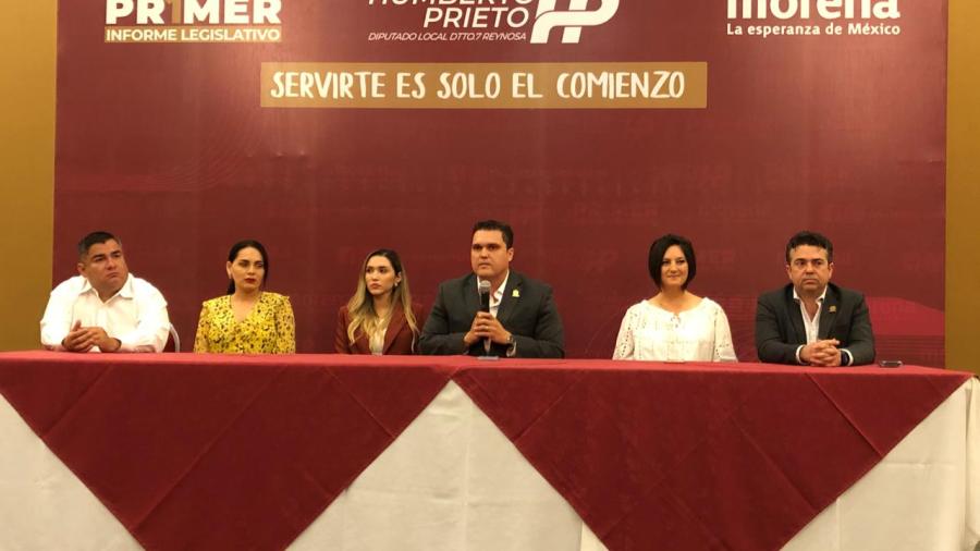 Rendirá Prieto Herrera su primer informe de actividades legislativas