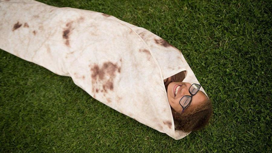 Con esta manta podrás ser ¡Un taco gigante!