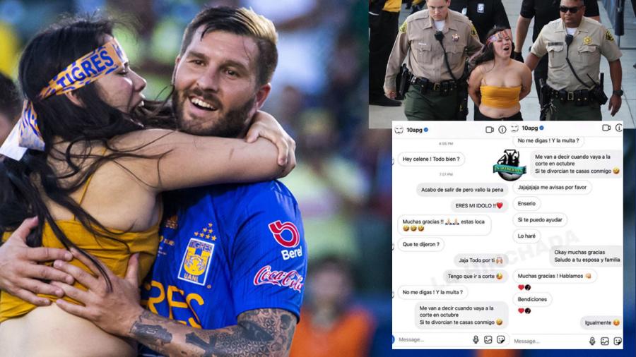 Pagaría Gignac multa de aficionada que entró al campo para abrazarlo