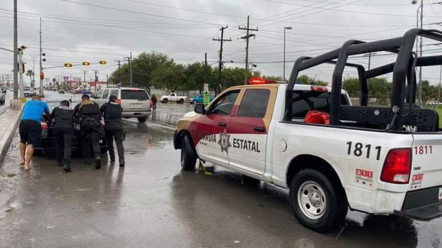 Guardia Estatal activa Plan Tamaulipas en Matamoros por Tormenta ''Francine'' 