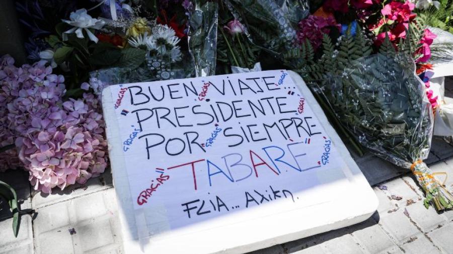 Declaran tres días de luto en Uruguay por la muerte de Tabaré Vázquez