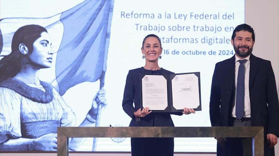 Presentan iniciativa de reforma a la Ley del Trabajo para proteger a trabajadores por aplicación 