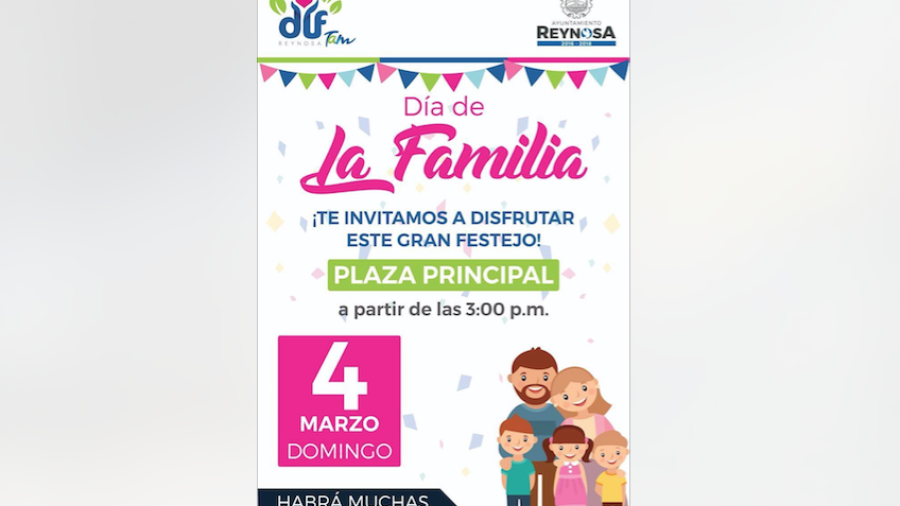 Festejará Gobierno Municipal Día de la Familia