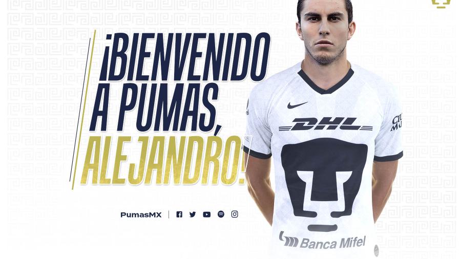 Alejandro Mayorga se va de presto a los Pumas