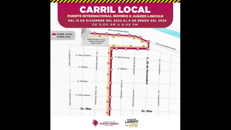 Exhorta Gobierno Municipal a utilizar carril de tránsito local para agilizar cruce por puente 2