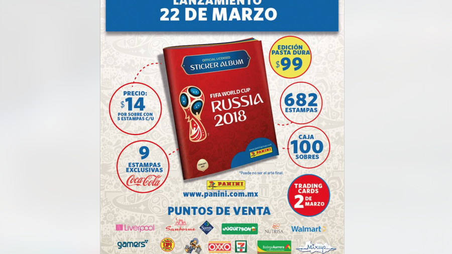 Lanzarán album de estampillas del mundial