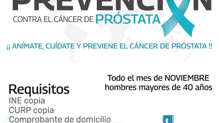Realiza DIF Reynosa Campaña de Prevención Contra el Cáncer de Próstata 