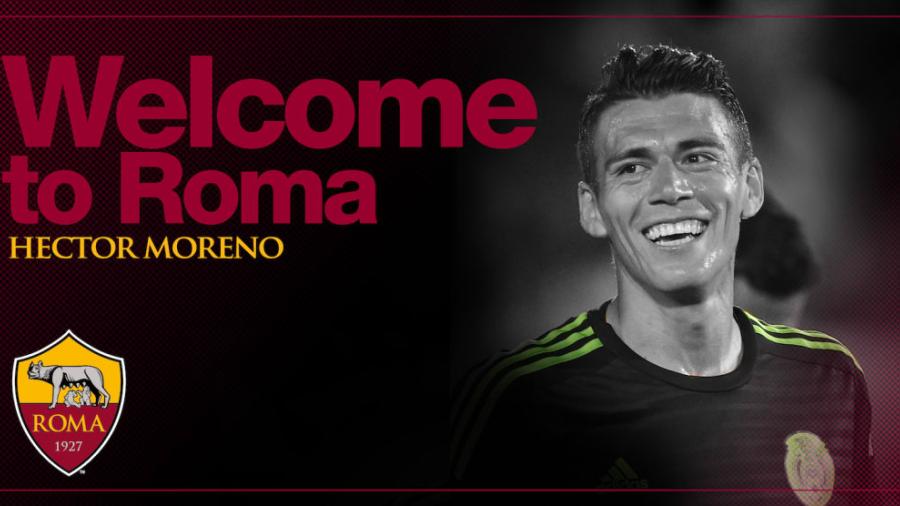 Héctor Moreno, nuevo jugador de la Roma