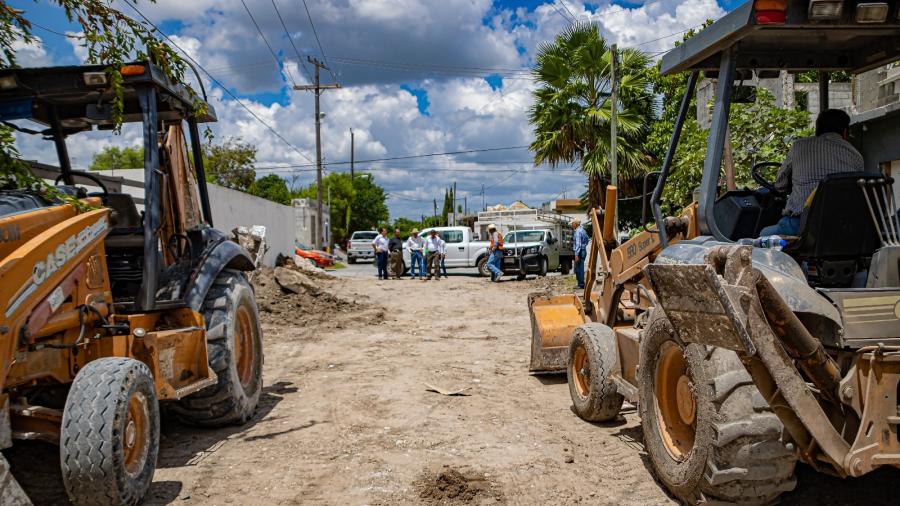 Supervisa Alcalde Dr. Rub&eacute;n Sauceda Lumbreras, obras de infraestructura sanitaria; inversi&oacute;n supera los 47 MDP