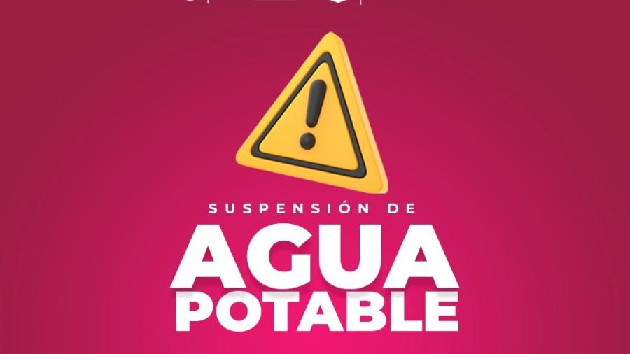 Por reparación de fuga, suspenderá COMAPA suministro de agua en sector Granjas