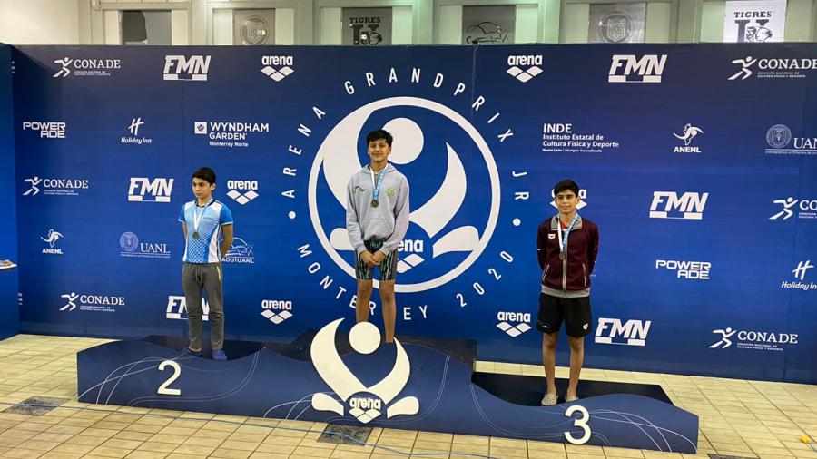 Destacada participación de tamaulipecos en Grand Prix de Natación