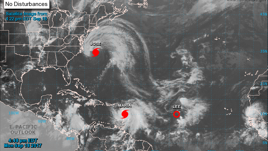 Huracán María ya es categoría 4 y se dirige hacia Puerto Rico
