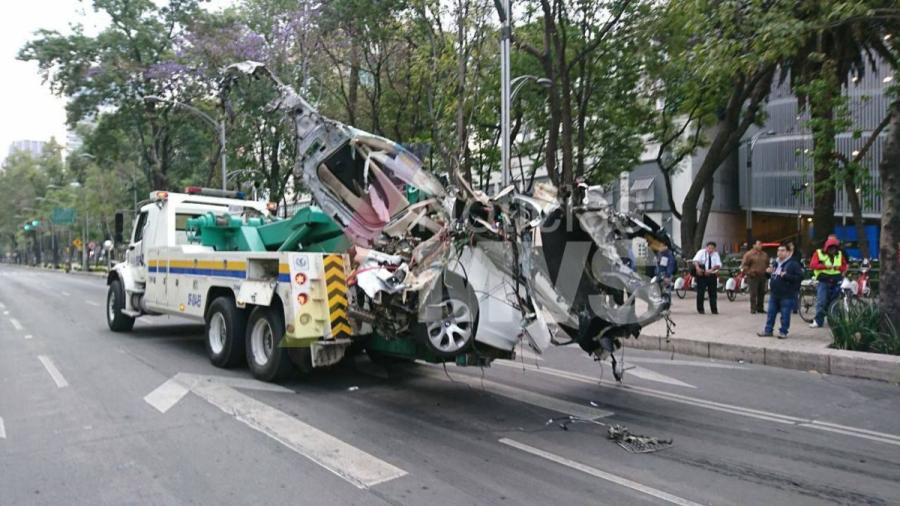 Dejan 4 muertos accidente en CDMX