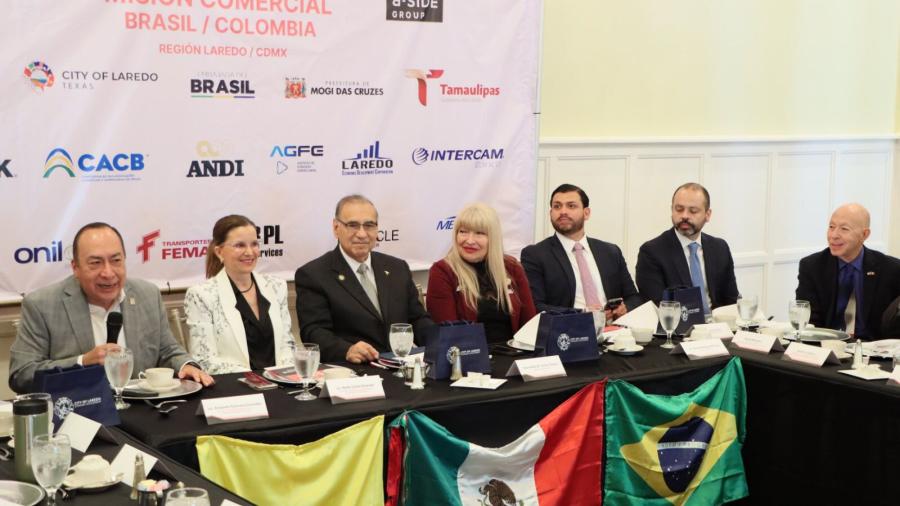 Refuerza Tamaulipas lazos comerciales con Brasil y Colombia
