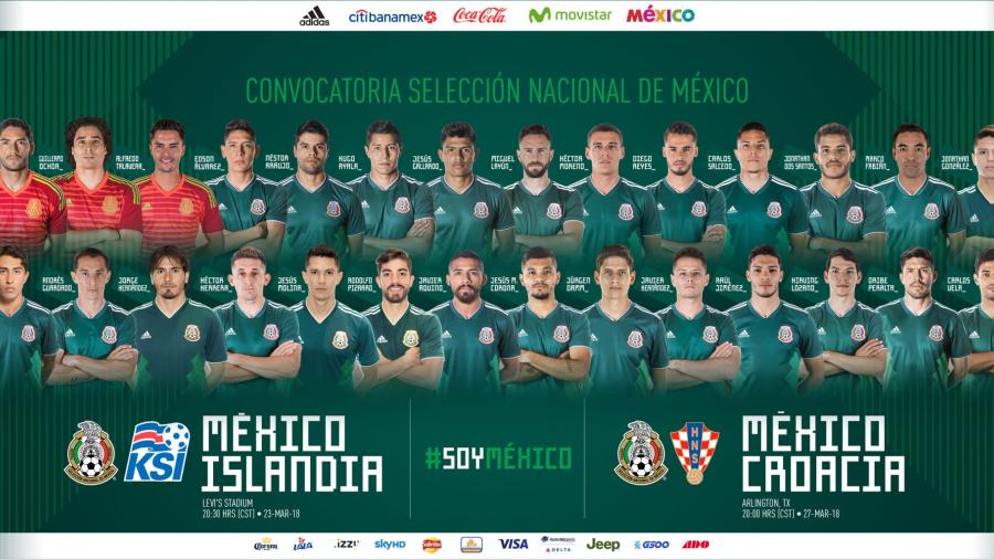 Los convocados al Tri para amistosos