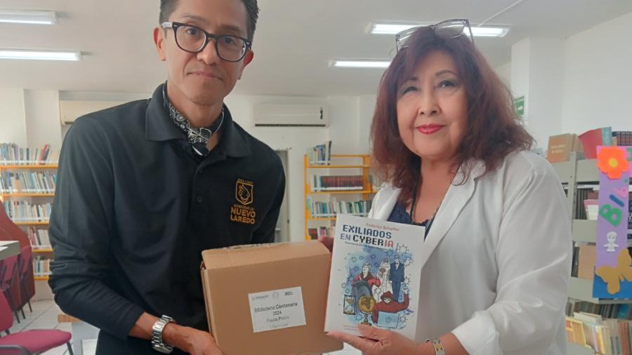 Integran colección de Paulo Freire a bibliotecas municipales de Nuevo Laredo