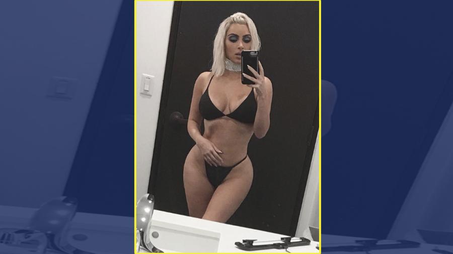 Kim Kardashian reduce su cintura 