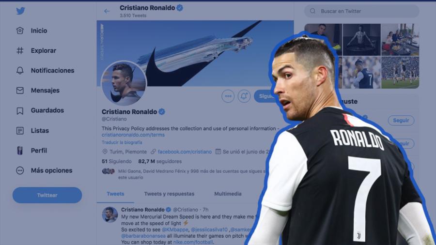 Esto es lo que gana Cristiano Ronaldo por cada tuit 