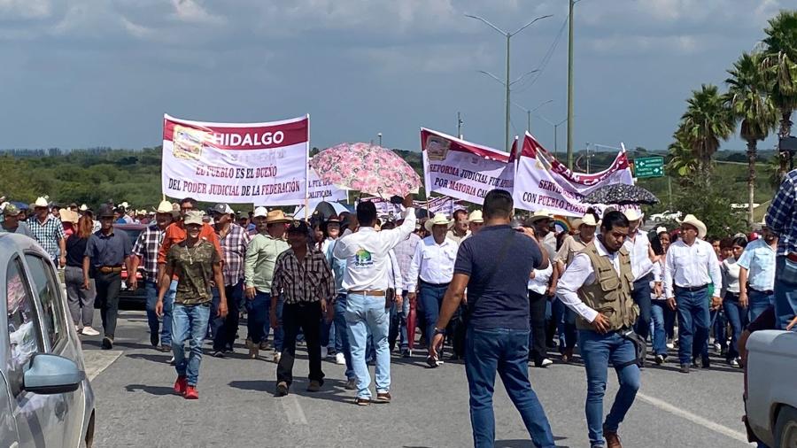 Se manifiestan en favor de la reforma judicial