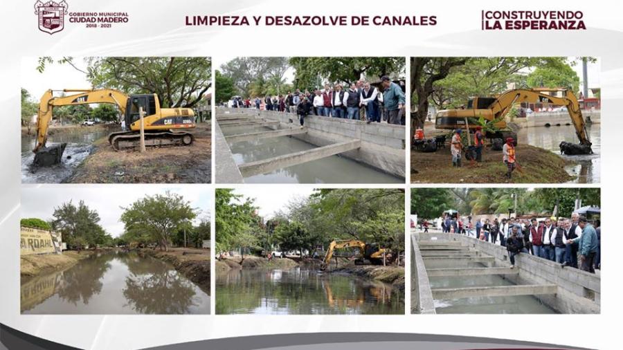 Ayuntamiento aplica desazolve de lagunas y limpieza de canales