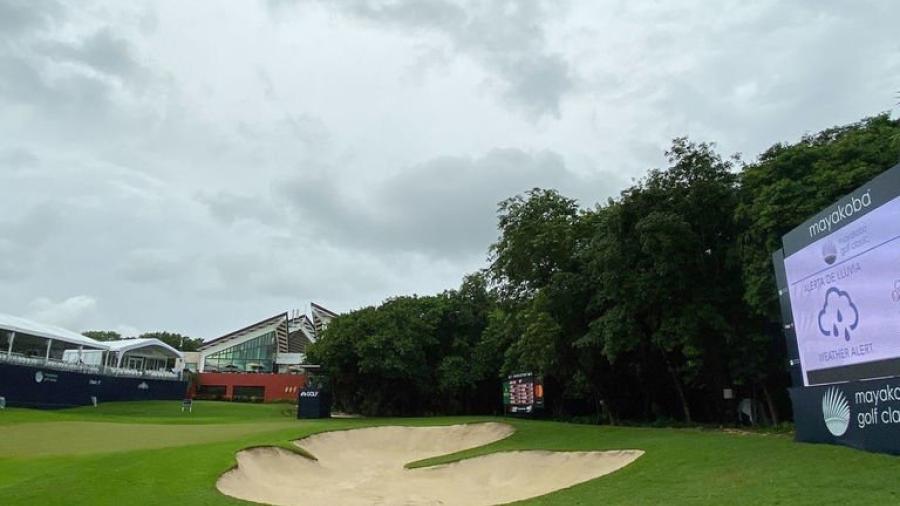 Suspende Mayakoba Golf Classic Ronda 1 por tormenta eléctrica