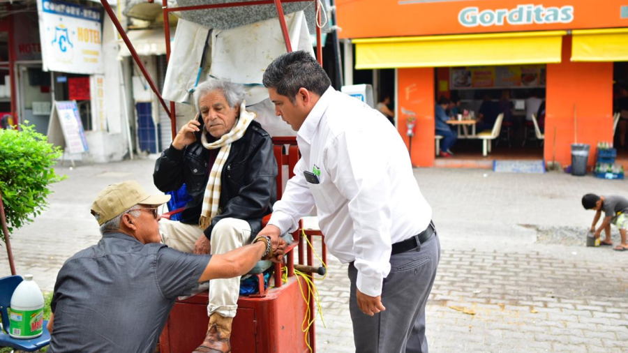 Comerciantes de la Peatonal Hidalgo apoyan a Jaime Carranza "Pachin"