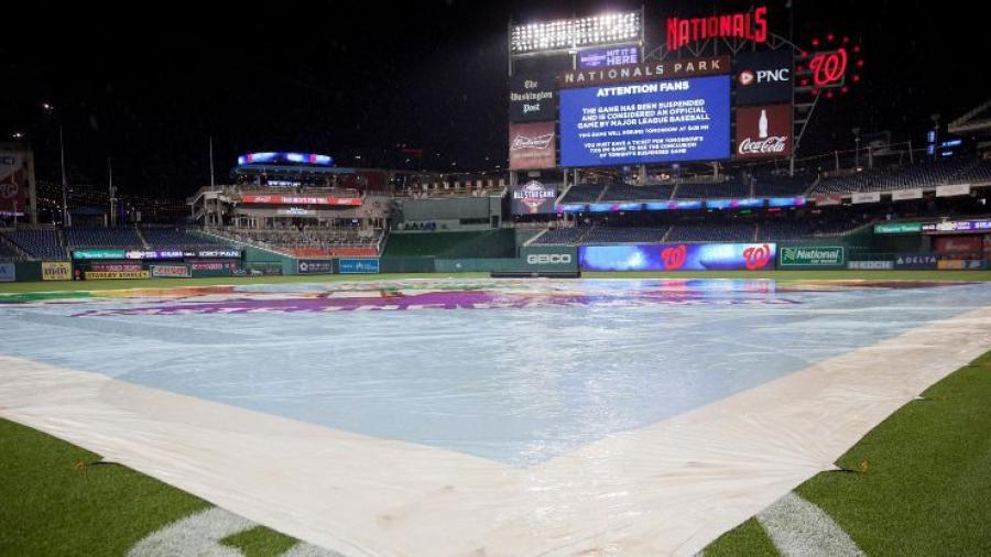 Posponen por lluvia juego entre Yankees y Nationals