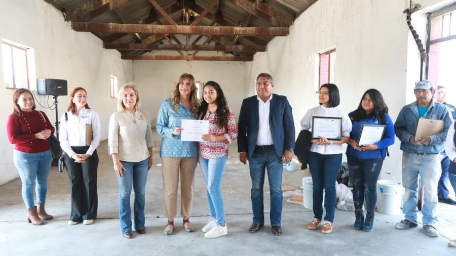 Entrega Alcaldesa reconocimientos a instructores y participantes de Curso Taller del INAH
