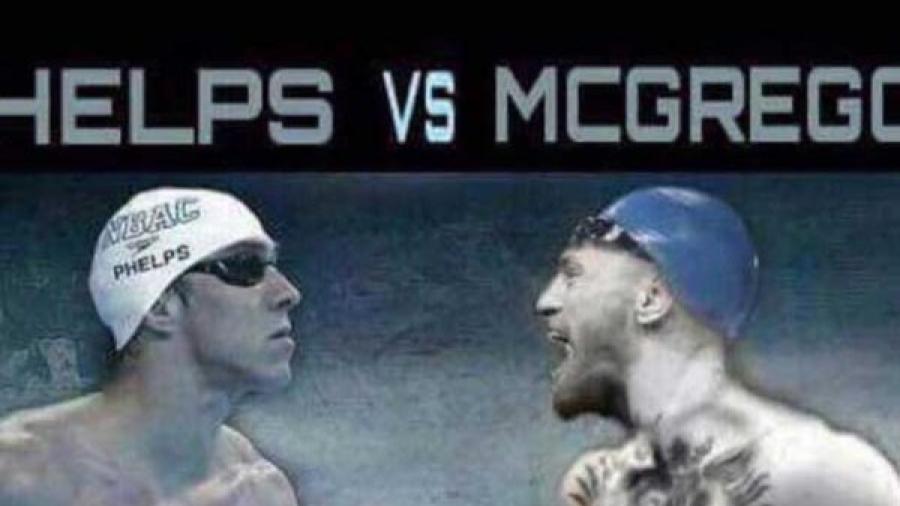 Michael Phelps reta a Connor McGregor