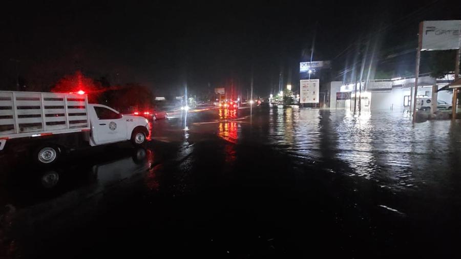 Protección Civil se mantuvo alerta durante las lluvias